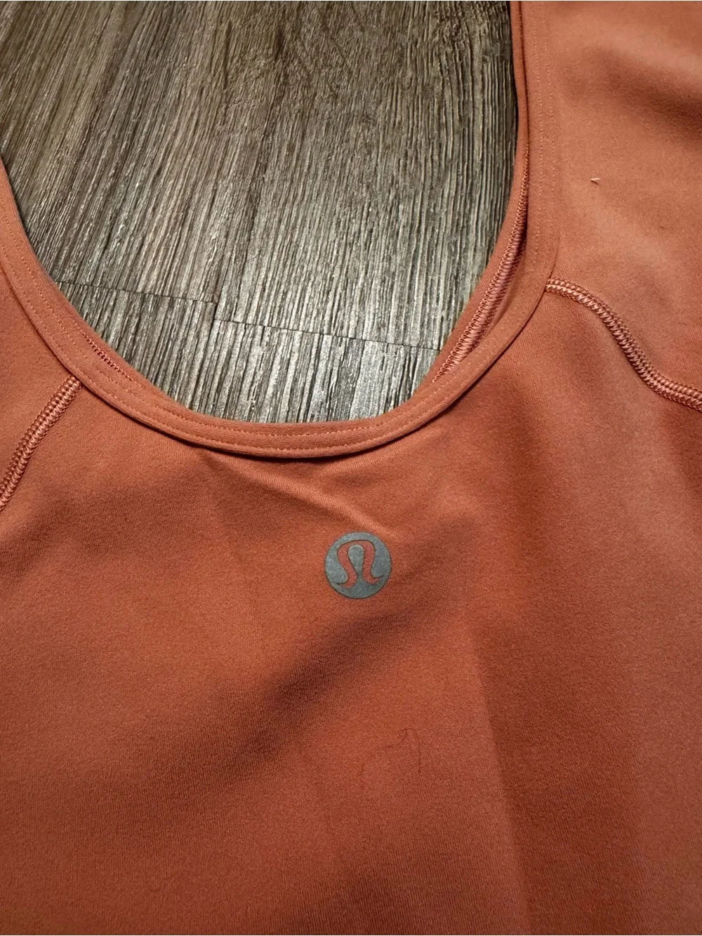 lululemon athletica Long-Sleeve align Top in Coral peach color